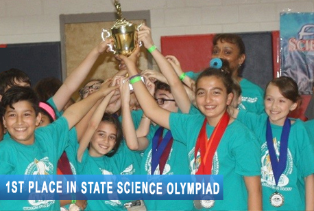 1st Place in State Science Olympiad